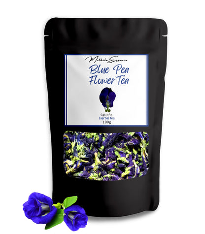 BLUE PEA FLOWER TEA , BUTTERFLY PEA TEA, FLOWER TEA, ORGANIC FLOWER TEA, BLUE TEA, CAFFEINE  FREE TEA , HERBAL TEA, BUY TEA